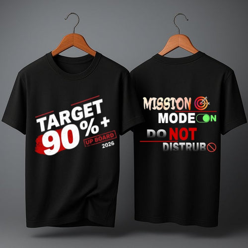 Target 90%+ UP Board 2026 Motivation T-Shirt