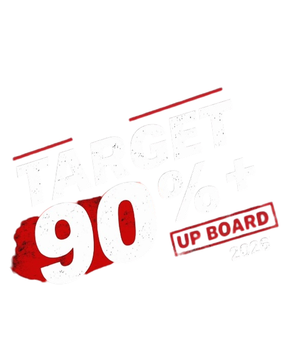 Target 90%+ UP Board 2026 Motivation T-Shirt